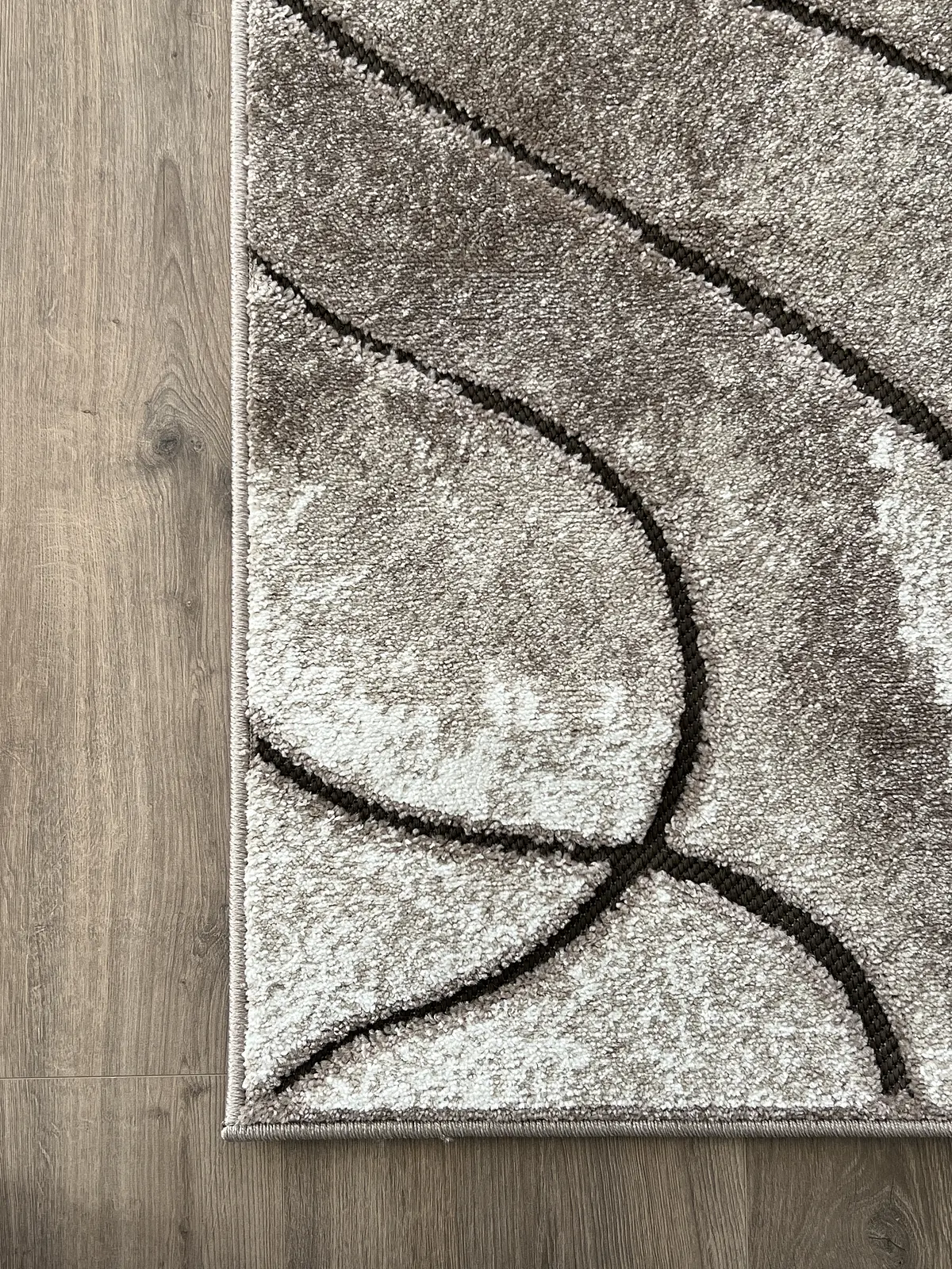 Килим з рельєфним ворсом Modis бежевий 32007/110