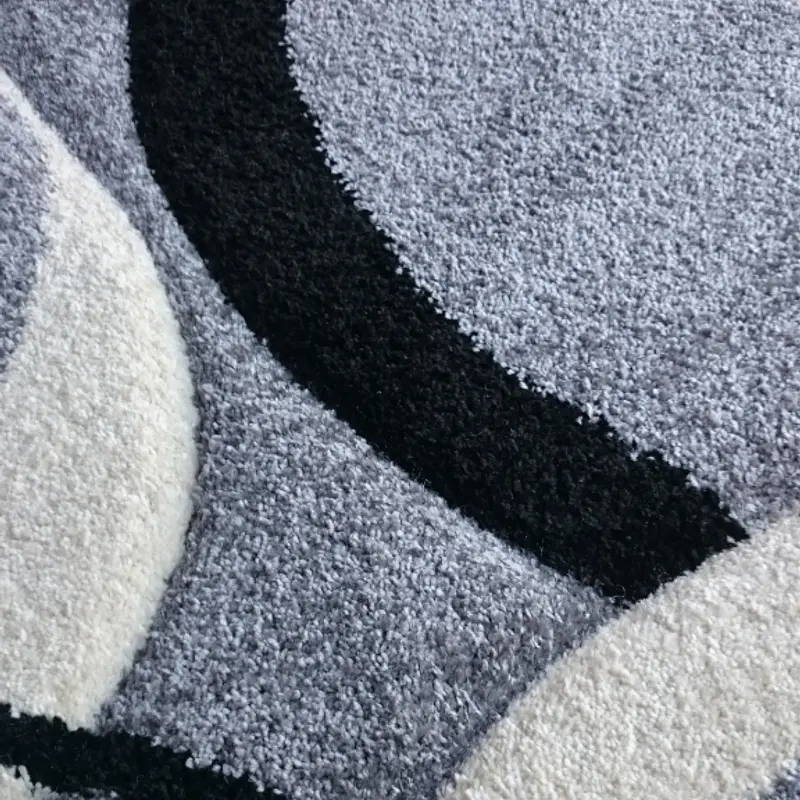 Килим з художньою стрижкою Curlex Gray 2632A