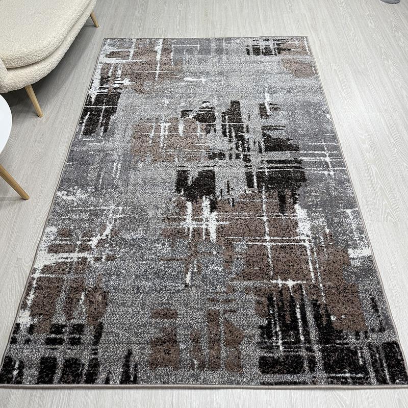 Килим з невисоким ворсом Mara сірий Gray 24037/123