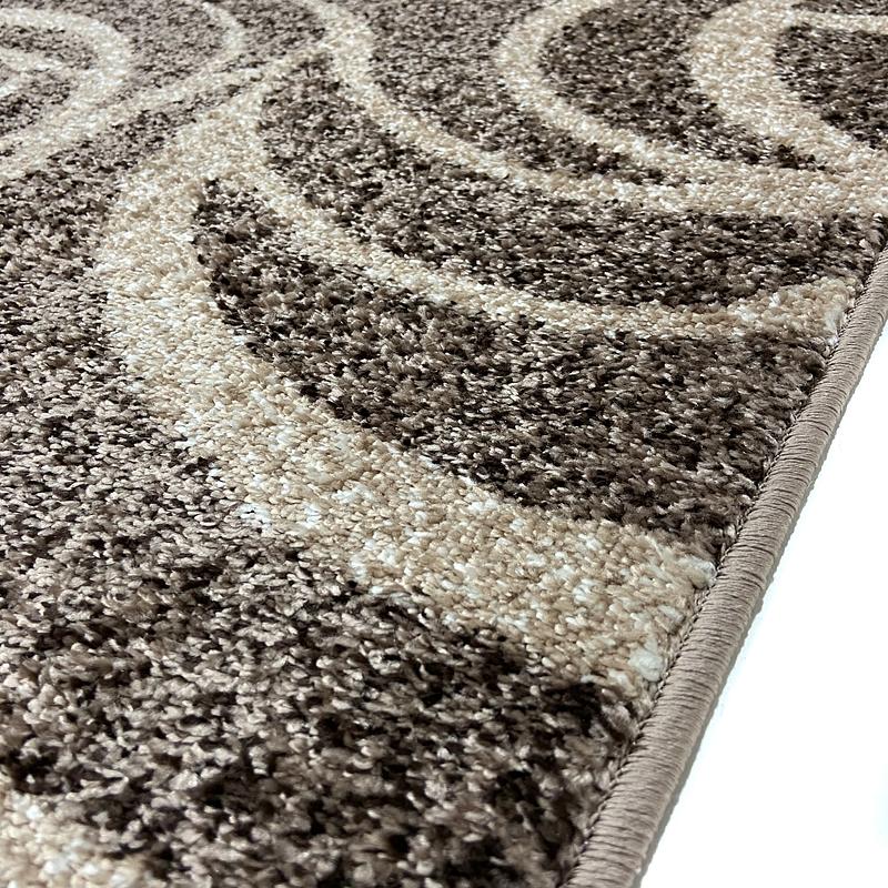 Килим фризе з невисоким ворсом Macio Beige 02575A
