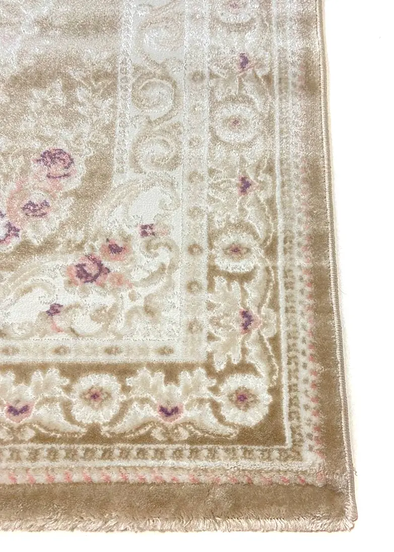 Класичний килим Flora Бежевий P658B