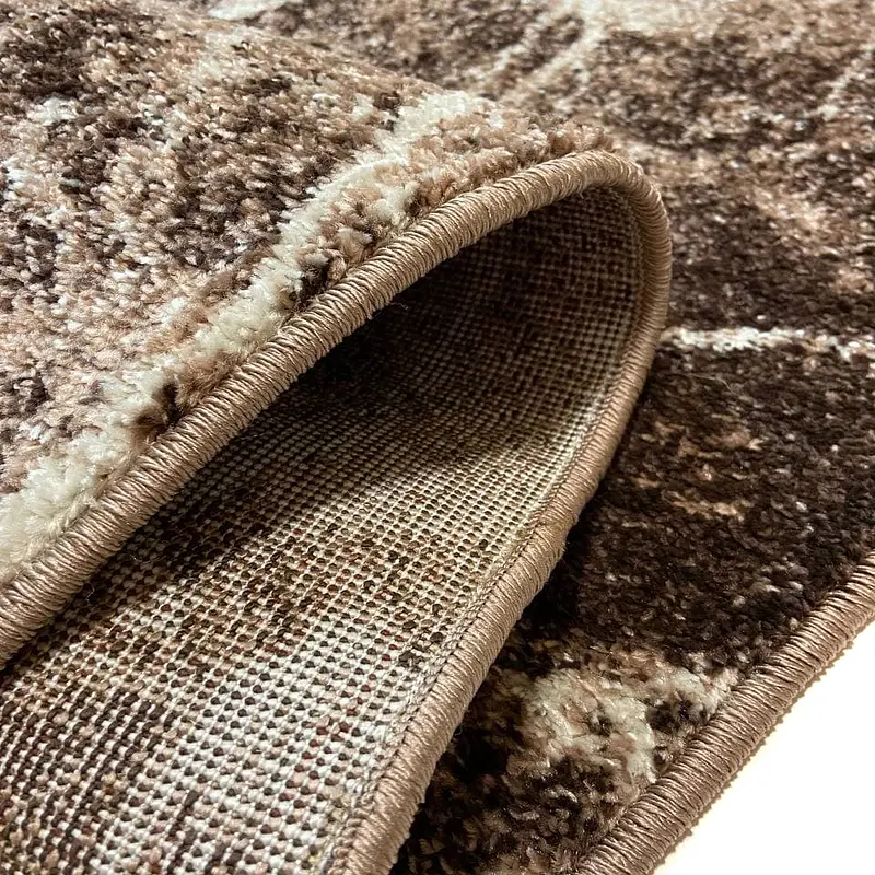 Килим фризе з невисоким ворсом Macio Beige 02624А