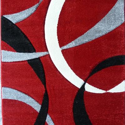 Килим з художньою стрижкою Curlex Red 2632A
