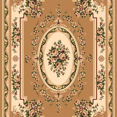Килим хітсет з невисоким щільним ворсом Luxia MUSTARD 6199A