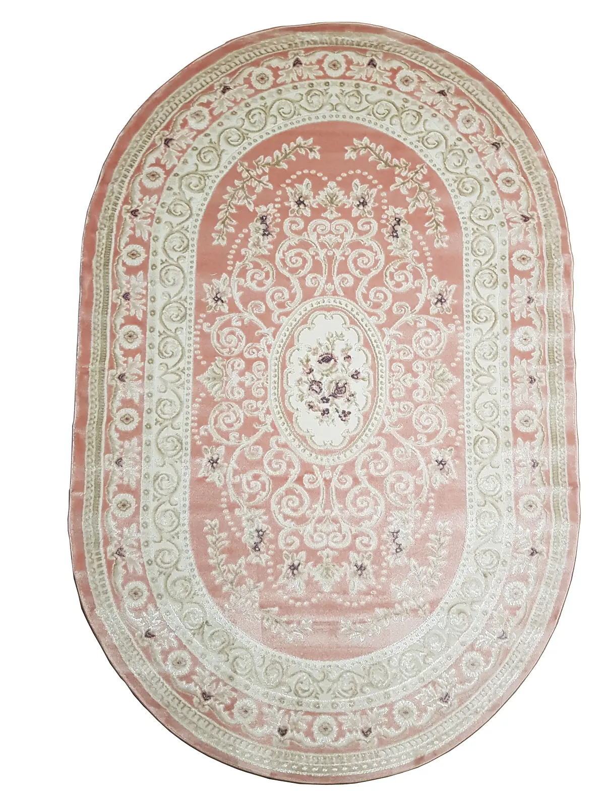 Класичний килим Flora PINK / PINK P658B