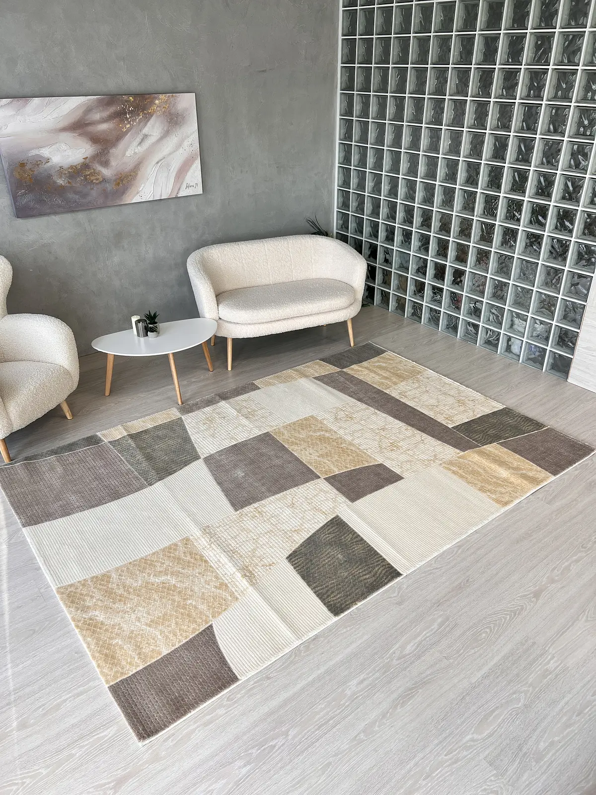 Акриловий килим Velura Stelana ACIK BEJ 7108