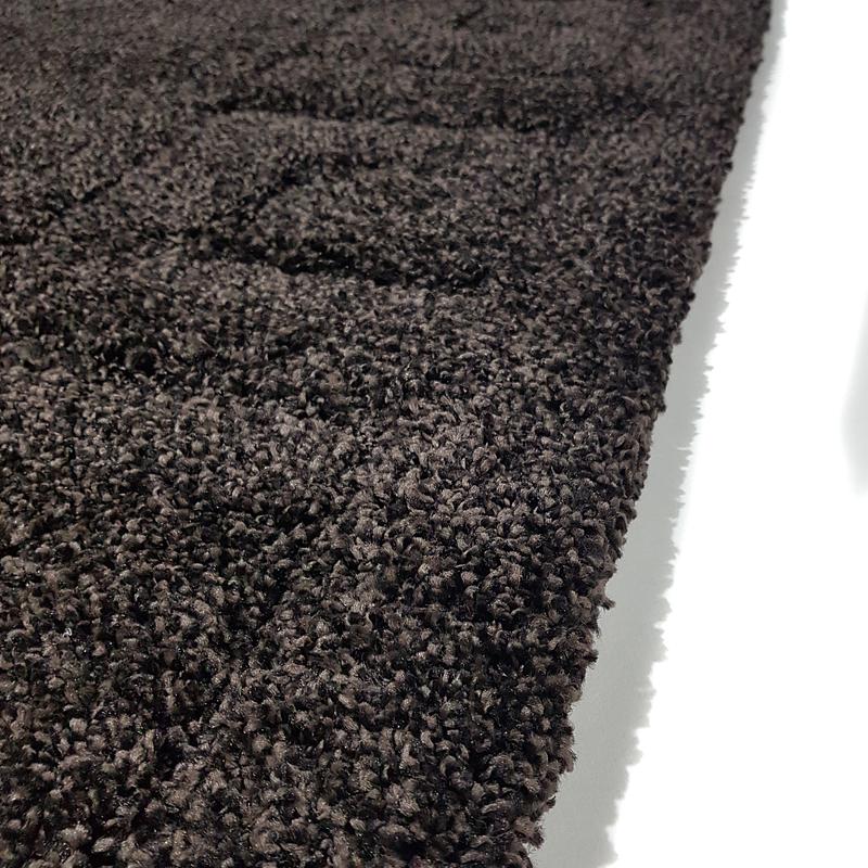 Ворсистий килимок Plush Loop DARK BROWN A361C