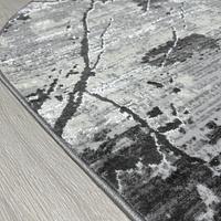 Килим з невисоким ворсом Soltega сірий Gray 09464A