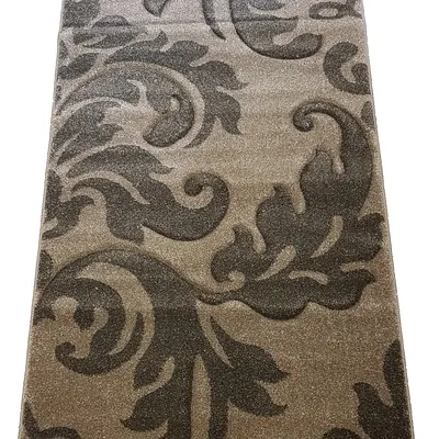 Килим з художньою стрижкою Tropica beige C586A