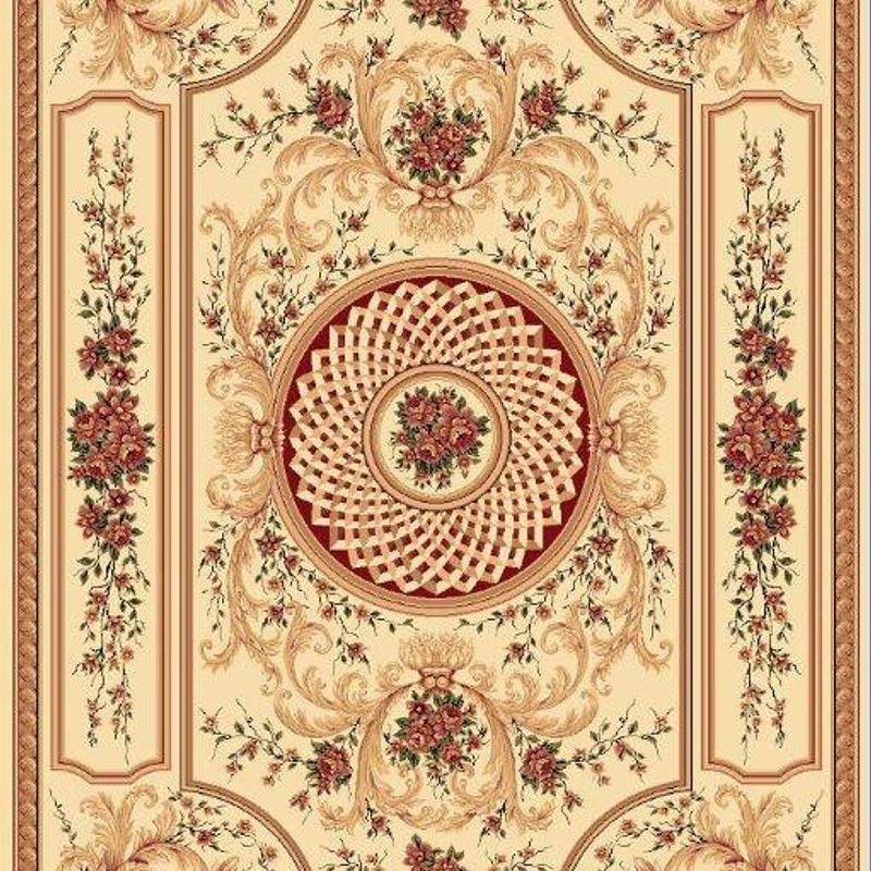 Килим хітсет з невисоким щільним ворсом Luxia Cream 5813A
