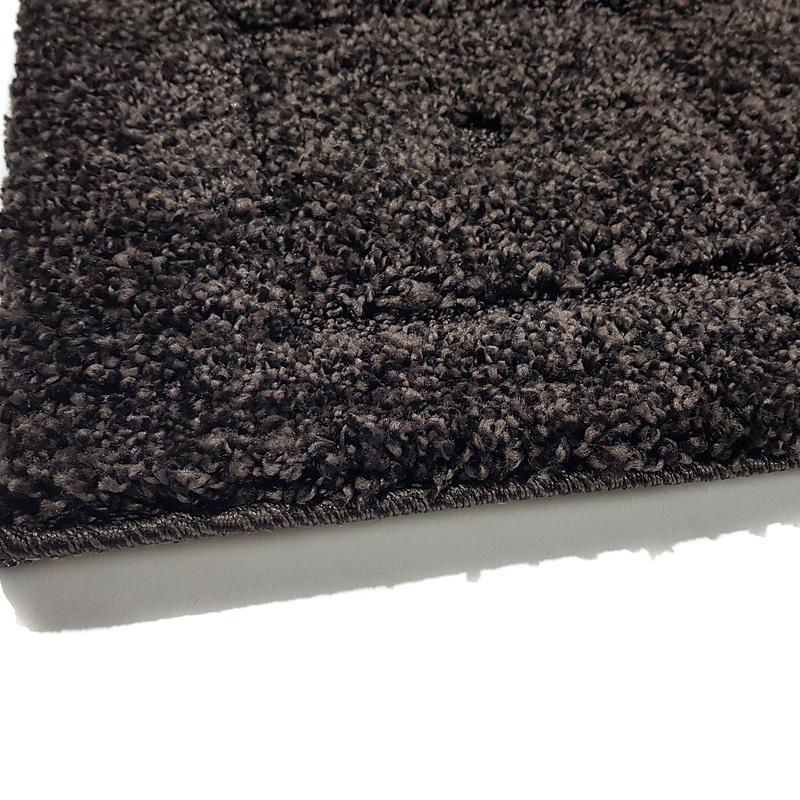 Ворсистий килимок Plush Loop DARK BROWN A361C