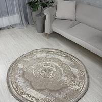 Килим з комбінованим ворсом и термоусадкой Glacia BEIGE 08352A