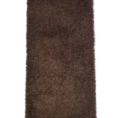 Пухнастий килим Plumis Lux DARK BROWN 6365A