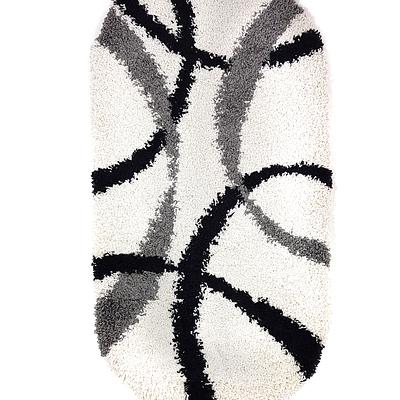 Пухнастий килим Plumis Lux WHITE 7368В