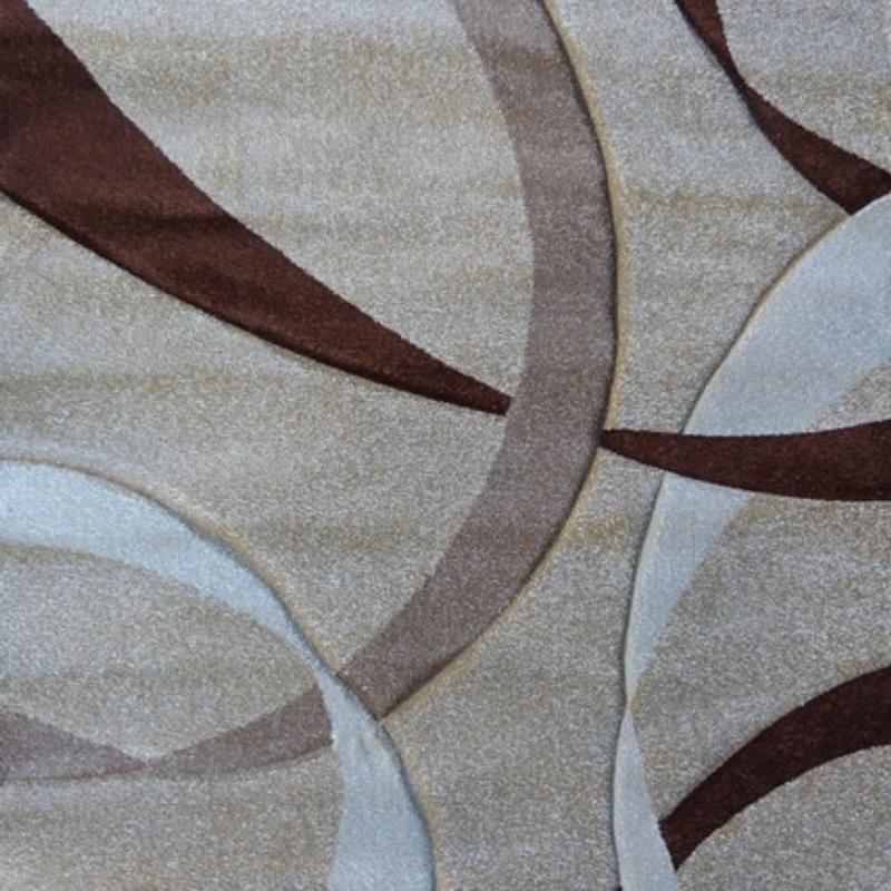 Килим з художньою стрижкою Curlex beige 2632A