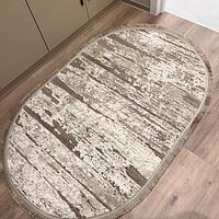 Килим з комбінованим ворсом и термоусадкой Glacia BEIGE 03648A