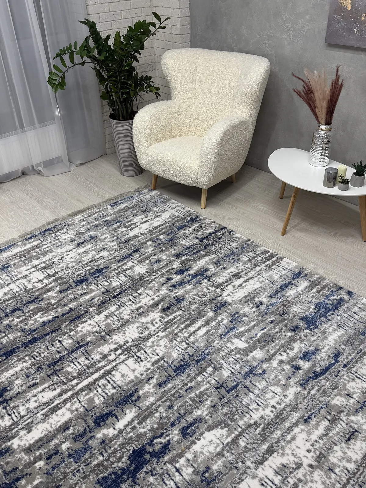 Килим з термоусадкою Aquila Mavi 2701B