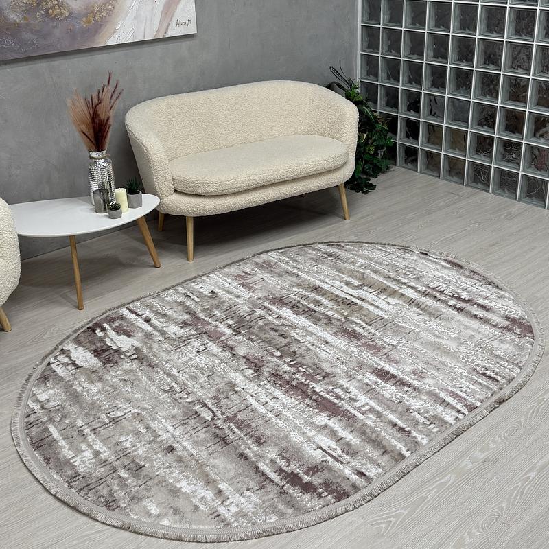 Килим з невисоким ворсом Vortex Бежевий з коричневим 2701B A.KAHVE / KREM