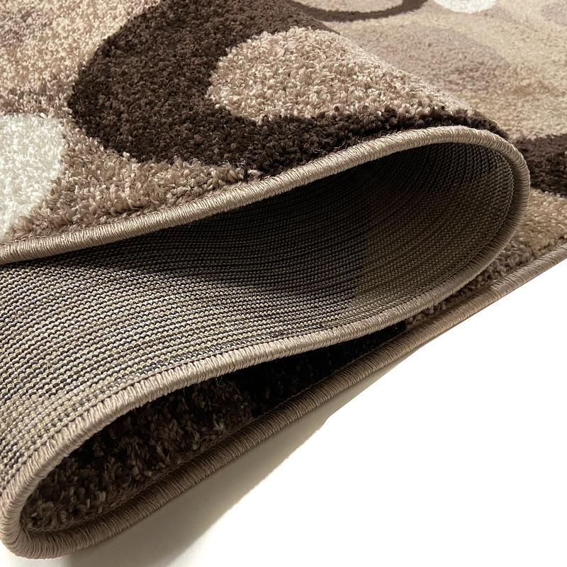 Килим фризе з невисоким ворсом Macio Beige 02577A