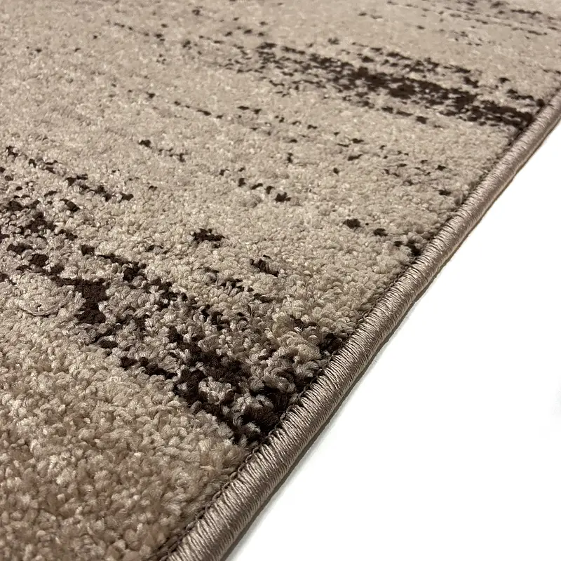 Килим фризе з невисоким ворсом Macio Beige 02576A