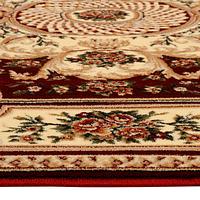 Килим фризе з невисоким ворсом Florea red червоний 531/110
