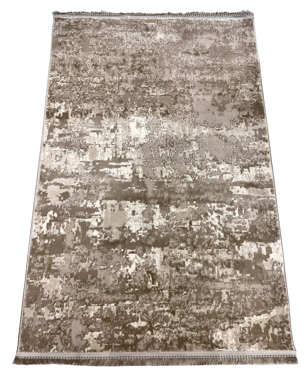 Килим з комбінованим ворсом и термоусадкой Glacia beige 03935A