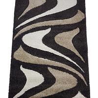 Ворсистий килимок Plush Loop DARK BROWN 8254A