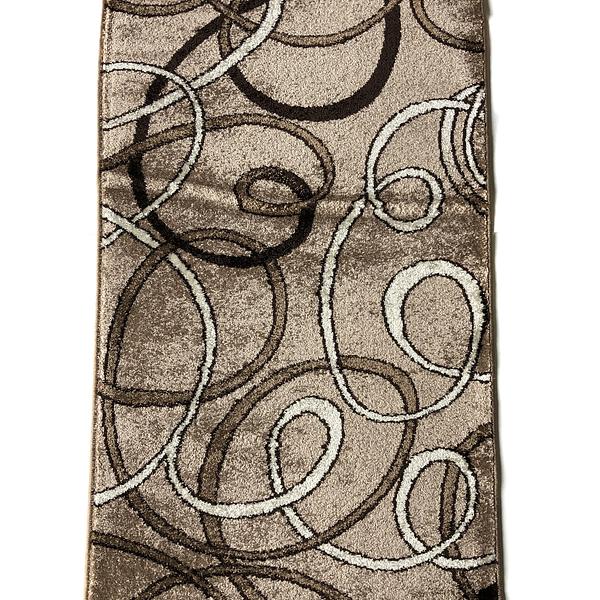 Килим фризе з невисоким ворсом Macio бежевий Beige 02793A