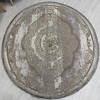 Килим з комбінованим ворсом и термоусадкой Glacia BEIGE 08352A