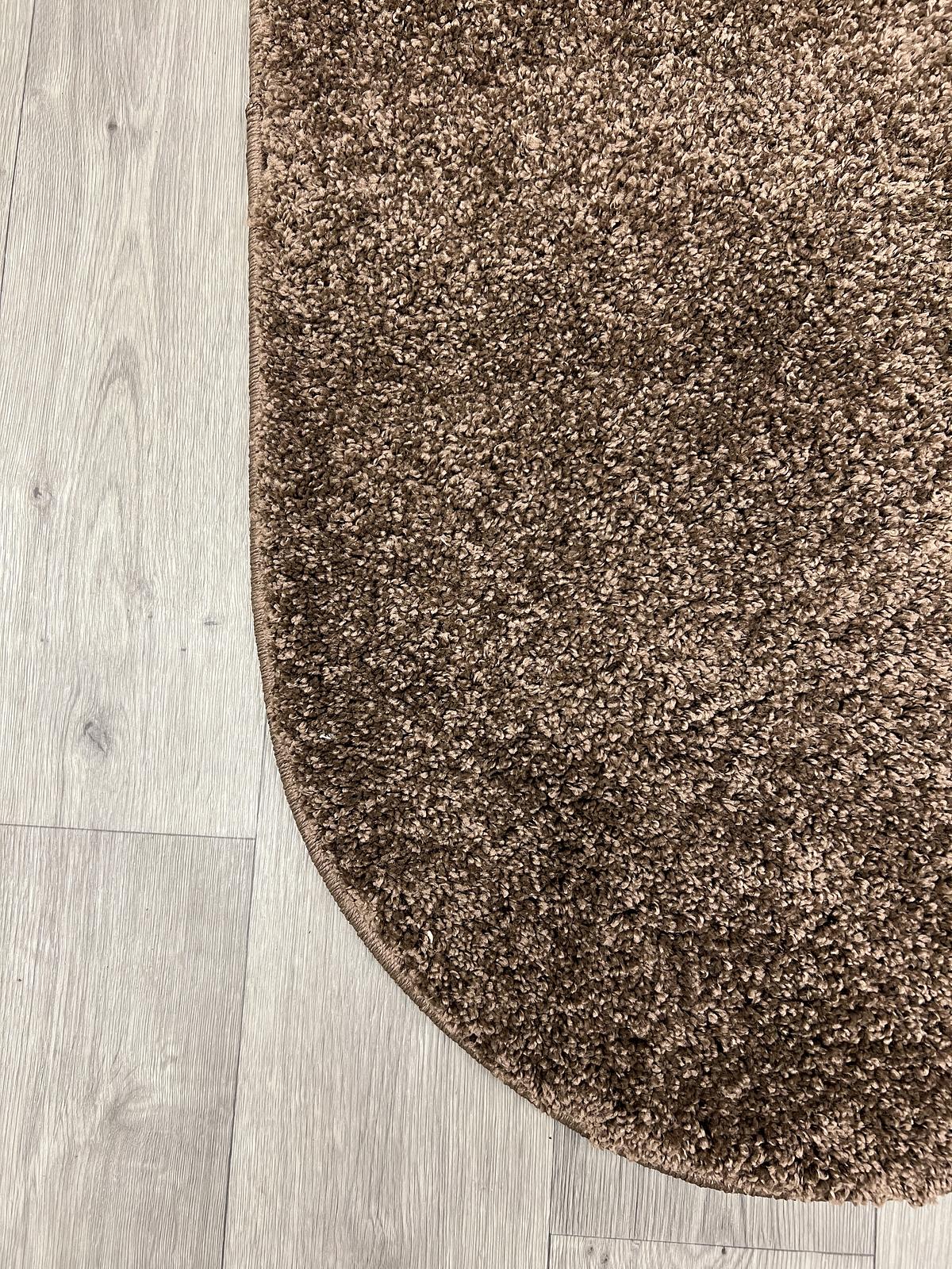 Пухнастий килим Plumeria brown 12500/90