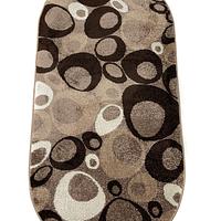Килим фризе з невисоким ворсом Macio Beige 02577A