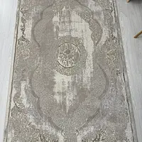 Килим з комбінованим ворсом и термоусадкой Glacia beige 08352A