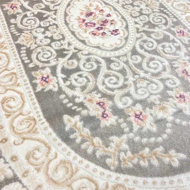 Класичний килим Flora Gray P658B