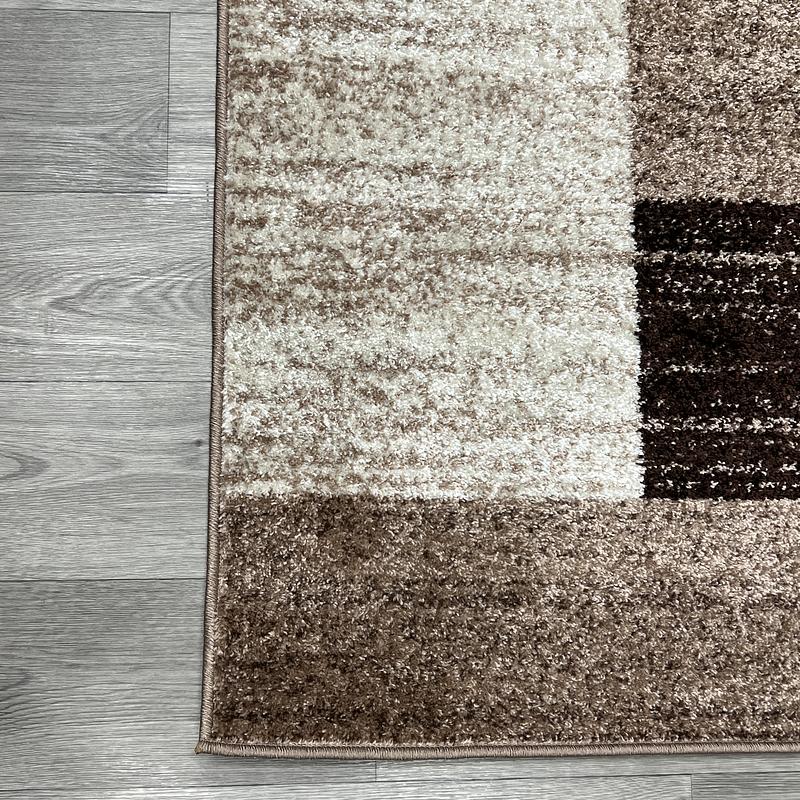 Килим фризе з невисоким ворсом Macio Beige 08551A