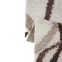 Пухнастий килим Plumis Lux cream 7368A