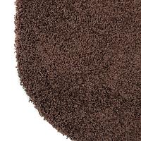 Пухнастий килим Plumis Lux DARK BROWN 6365A
