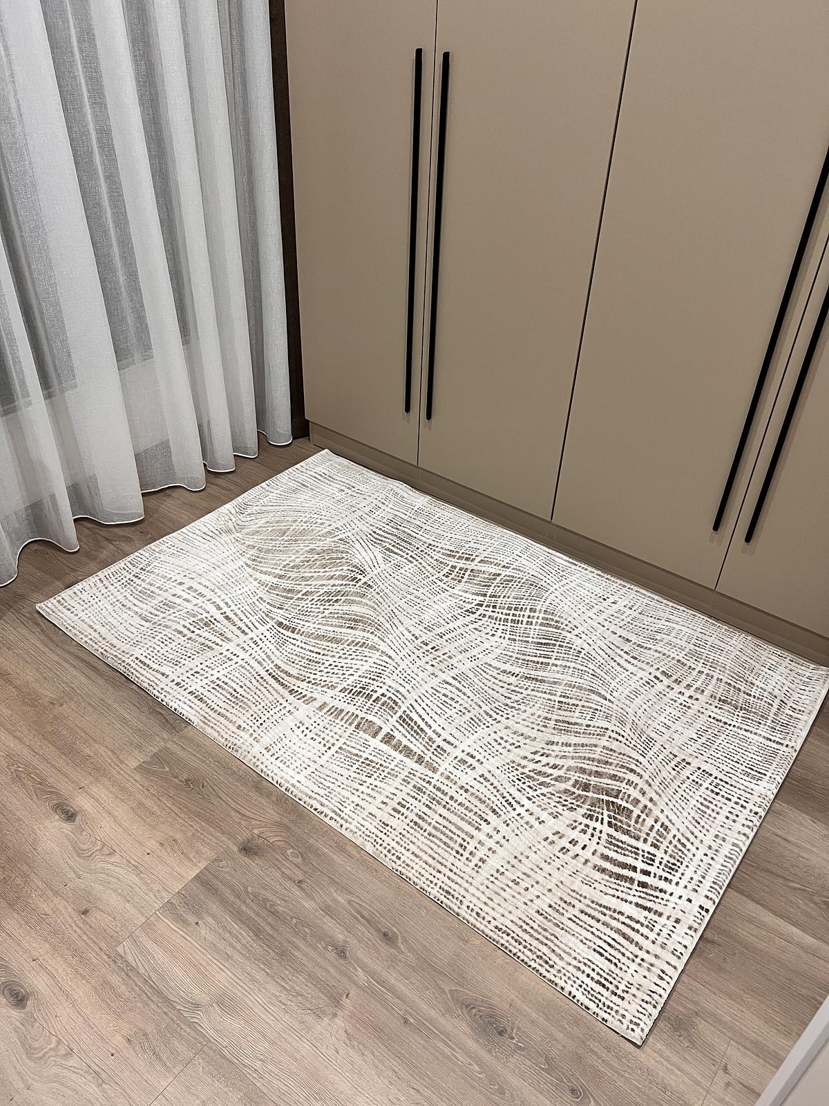 Килим із сучасним дизайном Solano beige / BROWN 8544A