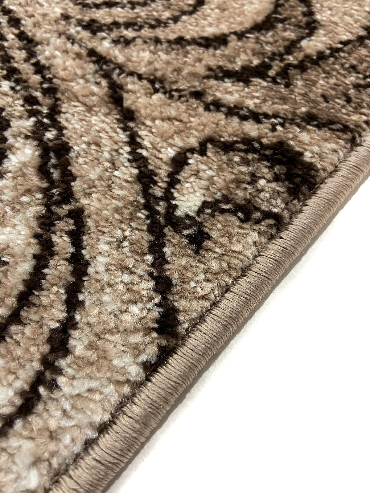Килим фризе з невисоким ворсом Macio Beige 02584A