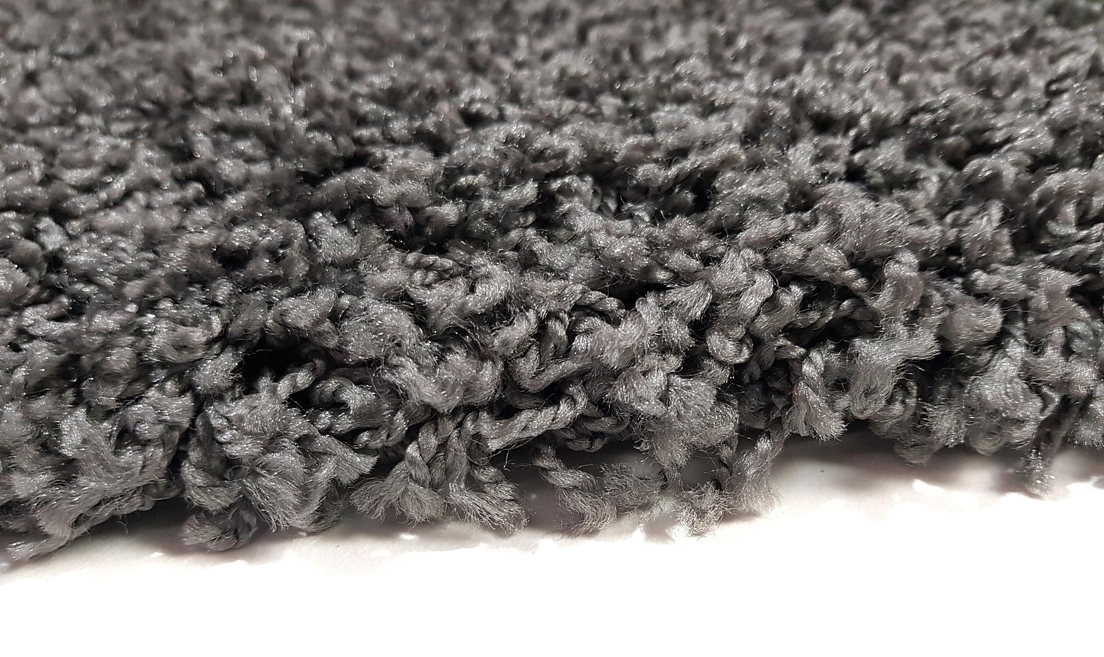 Пухнастий килим Plumis Lux Gray 6365A