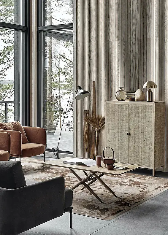 Килим із сучасним дизайном Solano beige / BROWN 8534A