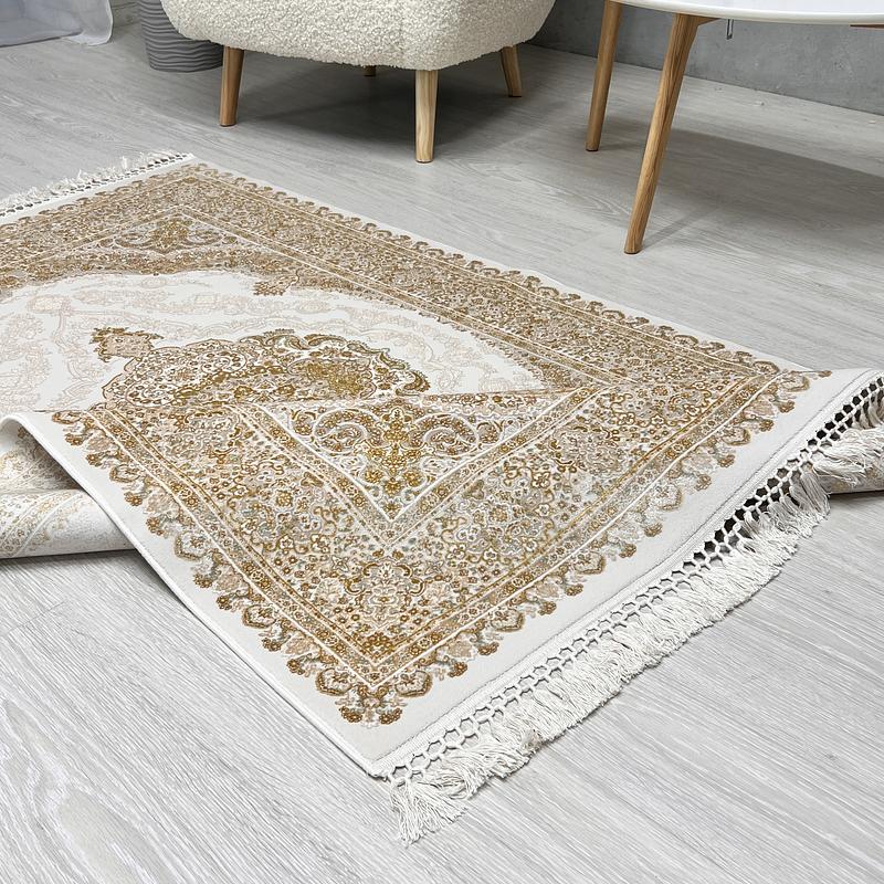 Килим з бамбукової нитки Heritex Imperia Золотий 1770