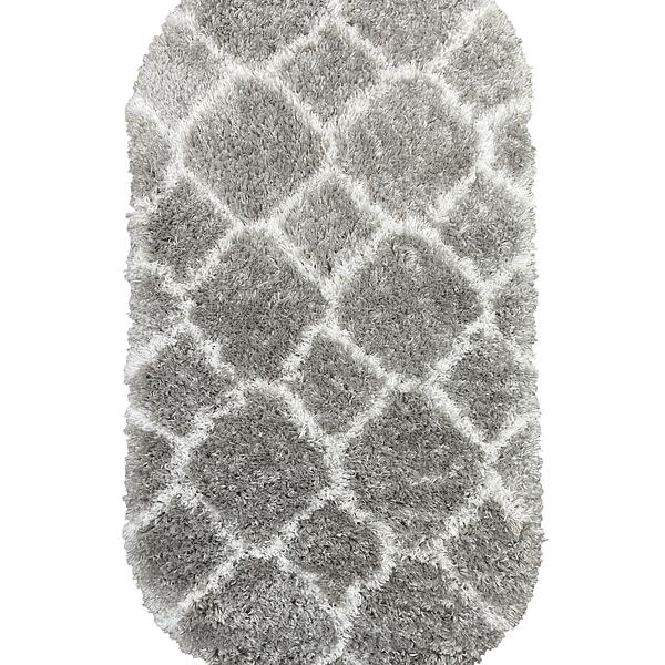 Пухнастий килим Quietis Gray P543A