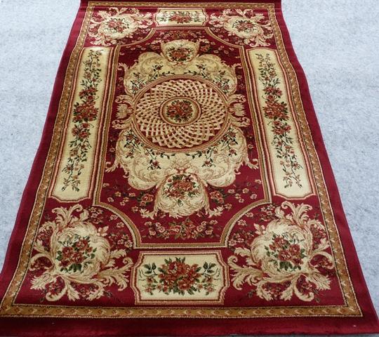 Килим хітсет з невисоким щільним ворсом Luxia RED 5813A