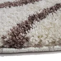 Пухнастий килим Plumis білий cream 045183