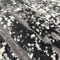Килим з комбінованим ворсом и термоусадкой Glacia Gray 03648A