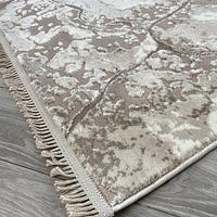 Килим з комбінованим ворсом и термоусадкой Glacia beige 08148A