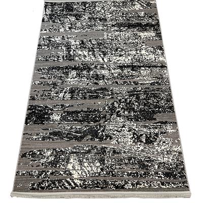 Килим з комбінованим ворсом и термоусадкой Glacia Gray 03648A
