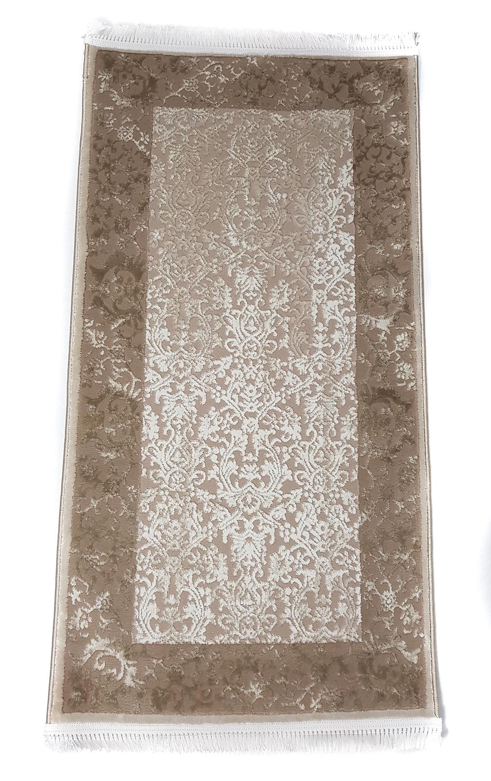 Килим з комбінованим ворсом и термоусадкой Glacia beige 03977A