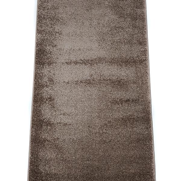 М'який килим з невисоким ворсом Однотонний Suavis Pro BROWN / BROWN 3849A