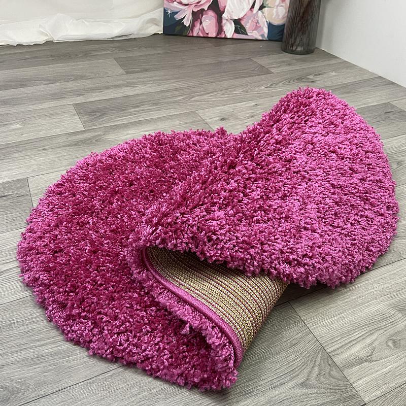Пухнастий килим Plumis Lux PINK 6365A